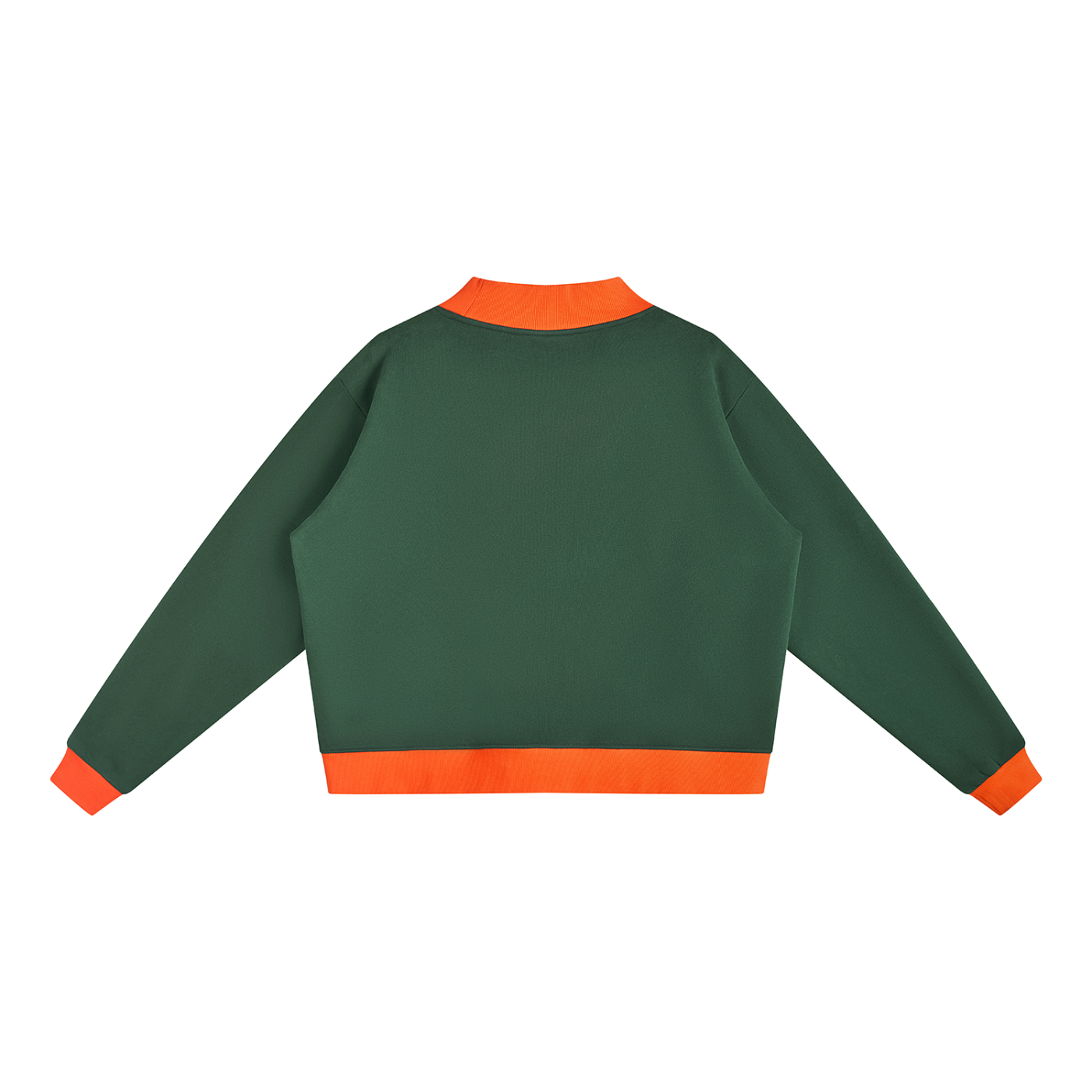 Mock Neck Crewneck Sweatshirt