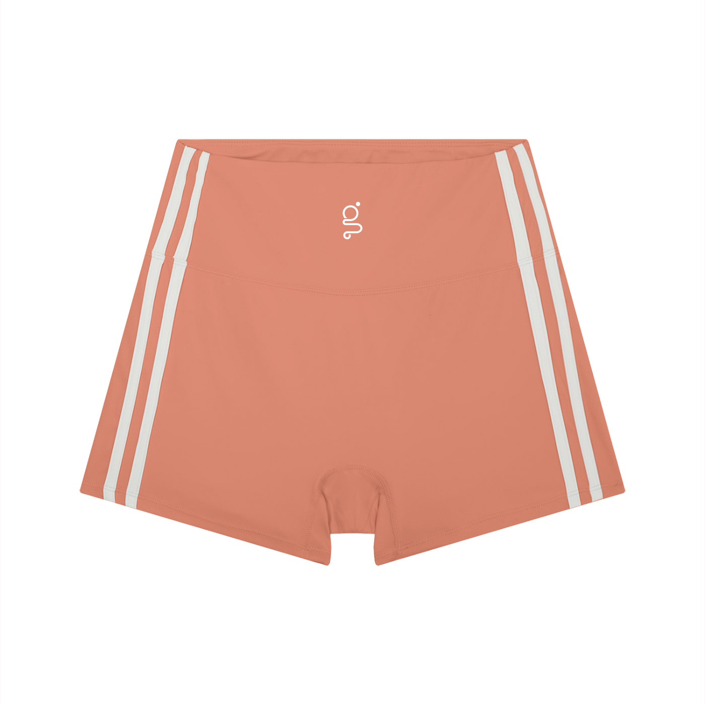 High-Waist Color Block Yoga Shorts