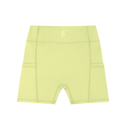 High-Waisted Pocket Biker Shorts