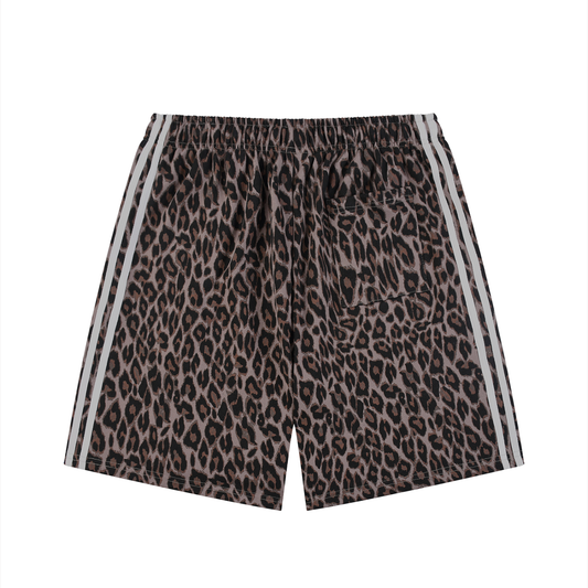 Leopard Drawstring Shorts