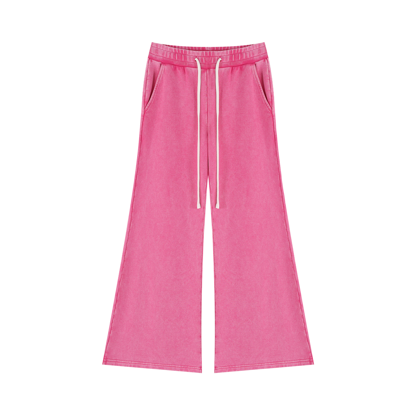 Mineral Wash Flared Leg Sweatpants