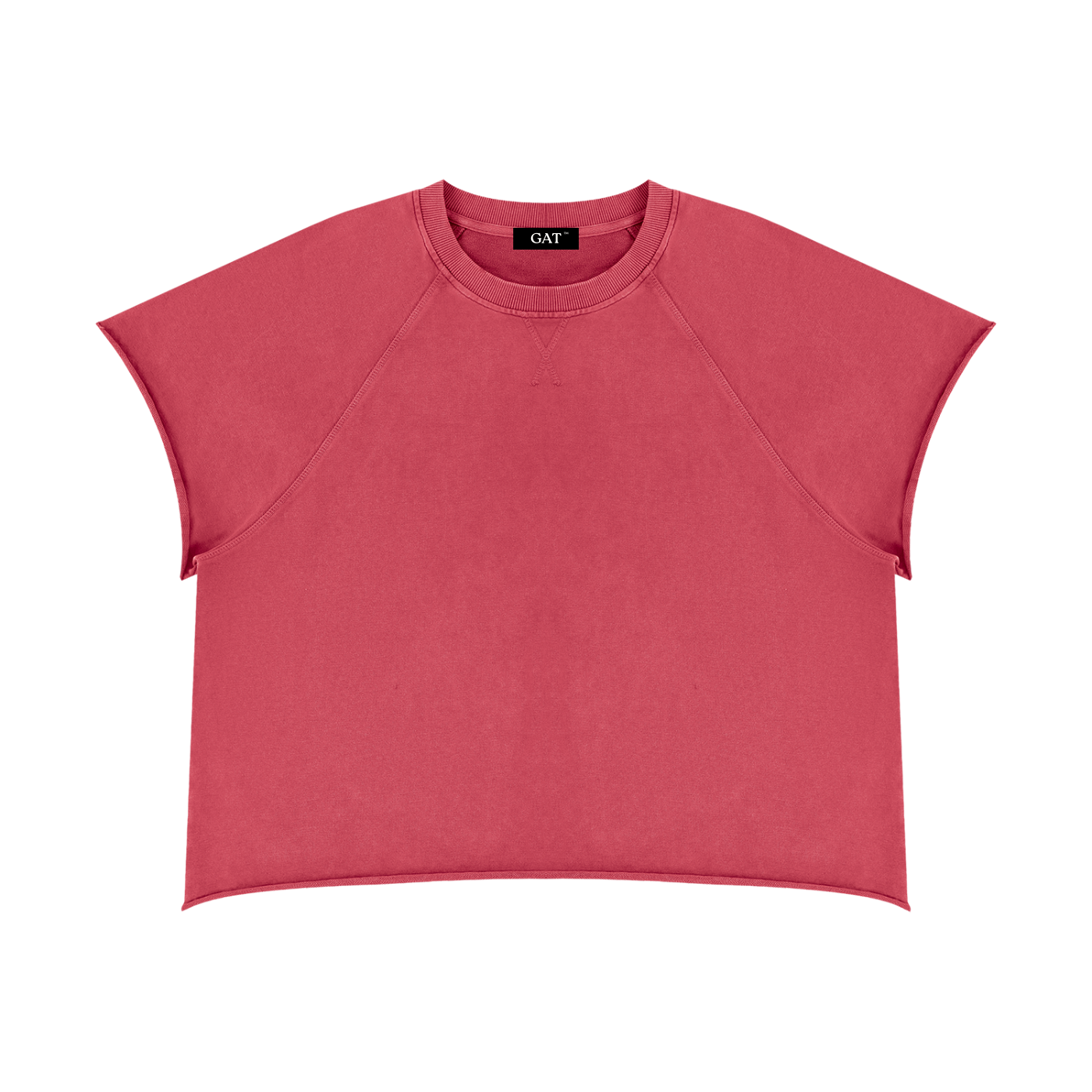 Vintage Wash Raw Edge T-Shirt