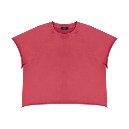 Vintage Wash Raw Edge T-Shirt