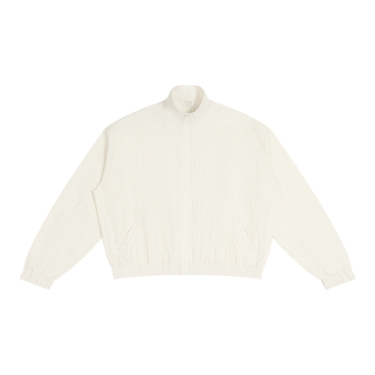 Striped Full-Zip Track Jacket
