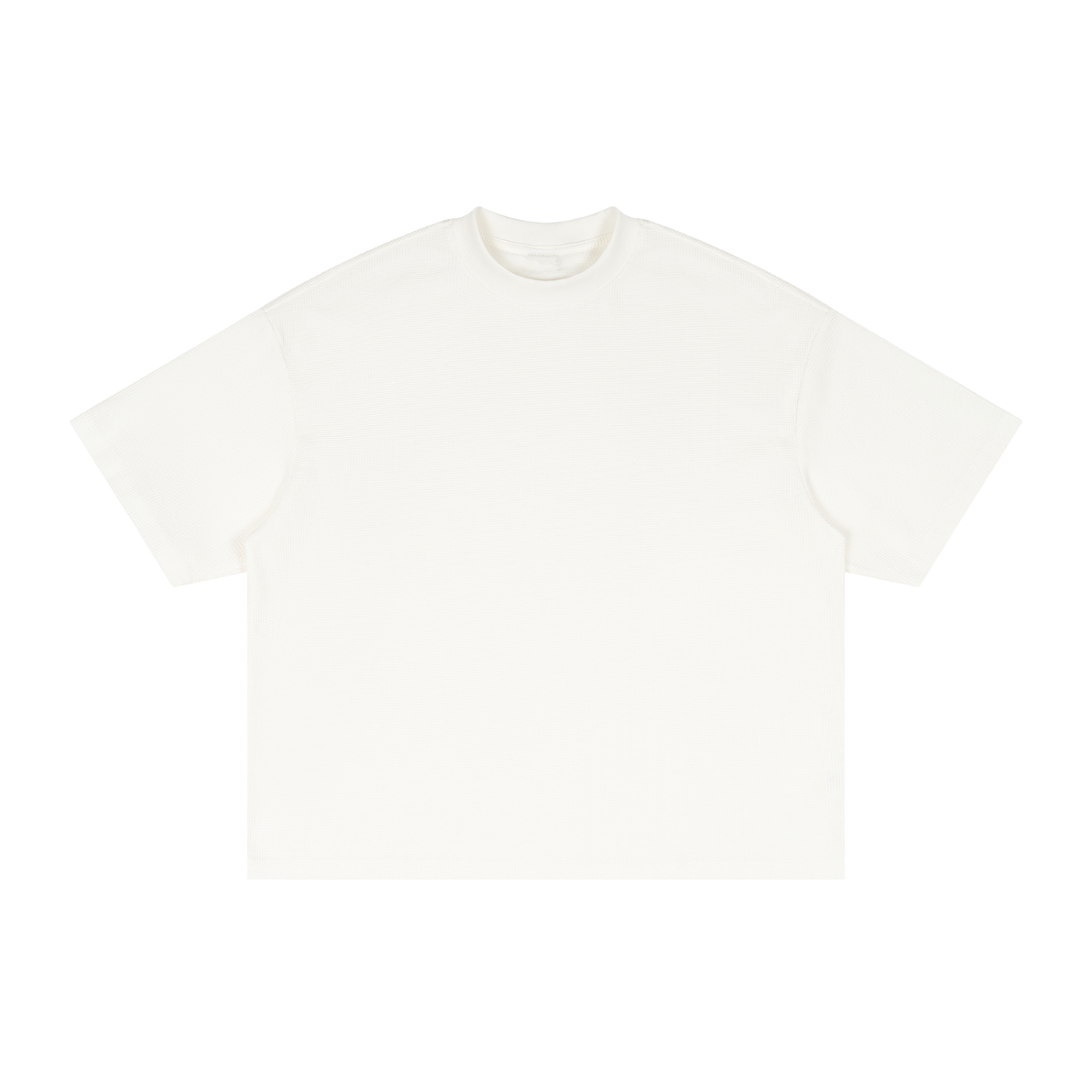 Textured Waffle Washed Boxy T-Shirt