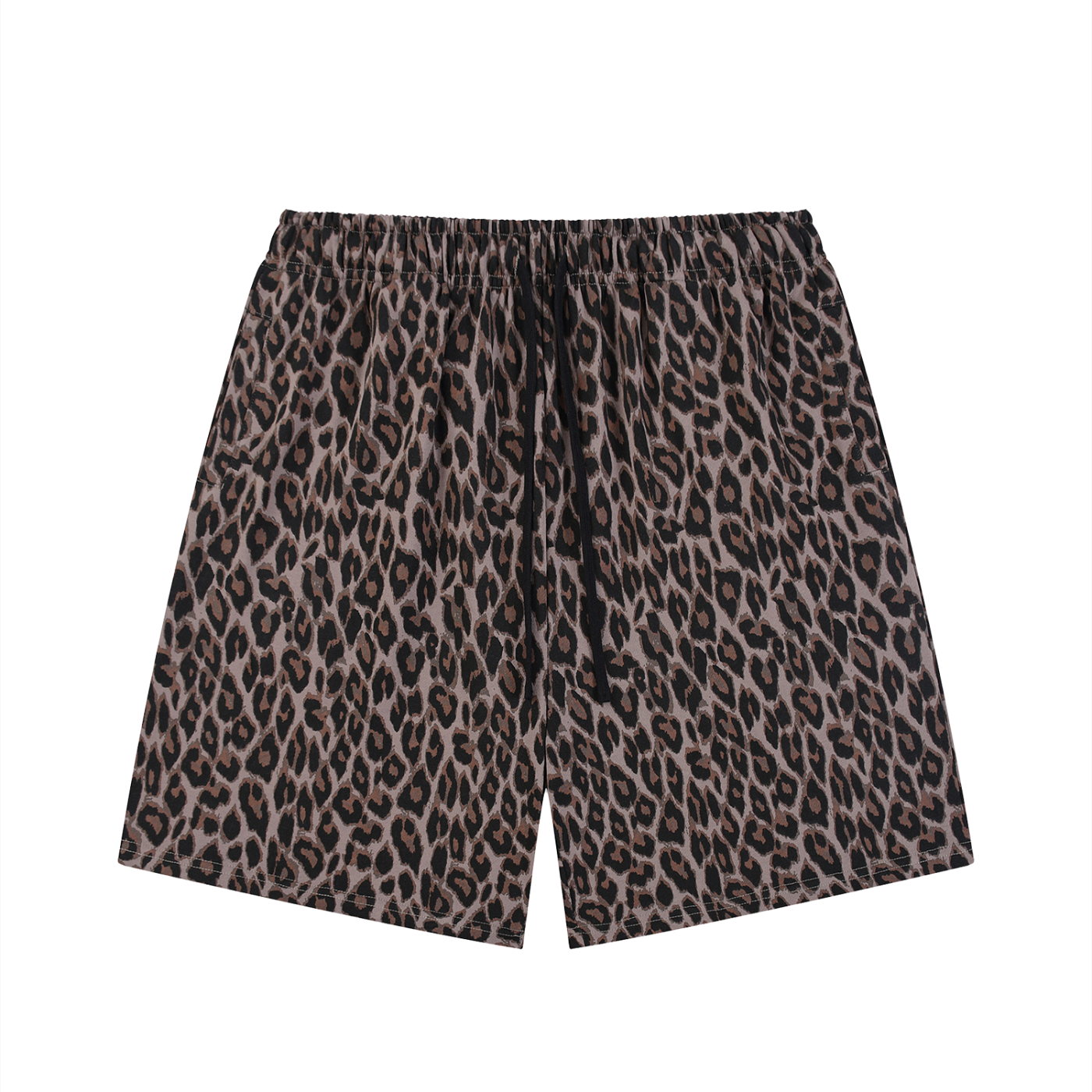 Leopard Drawstring Shorts