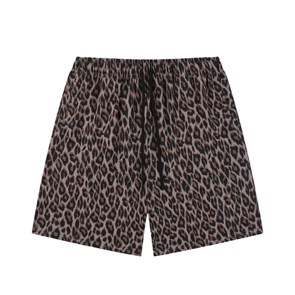 Leopard Drawstring Shorts