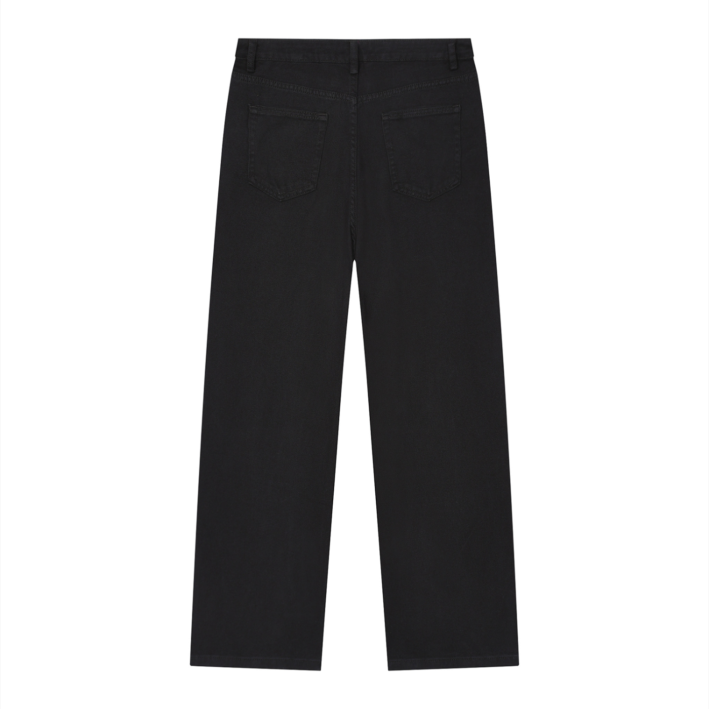 Vintage Wash Straight Leg Jeans