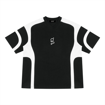 Color Block V-Neck T-Shirt