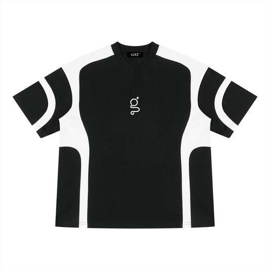 Color Block V-Neck T-Shirt