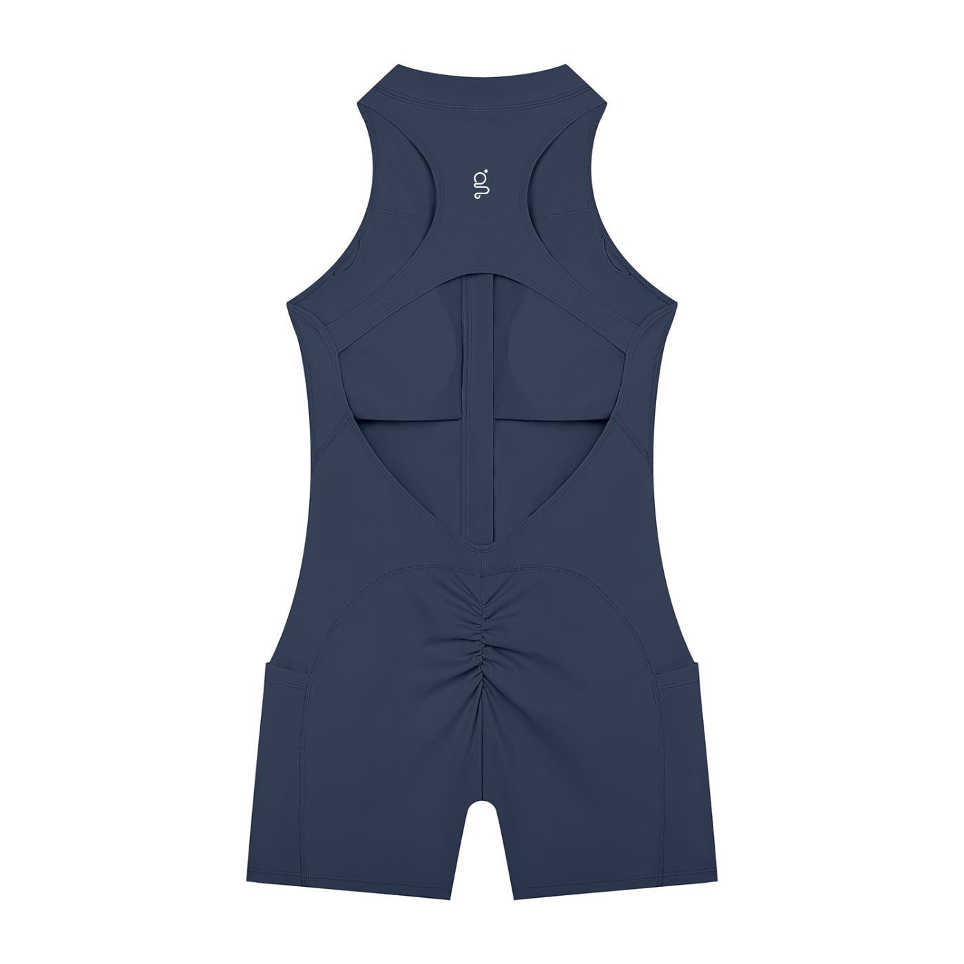 Quarter-Zip Yoga Romper