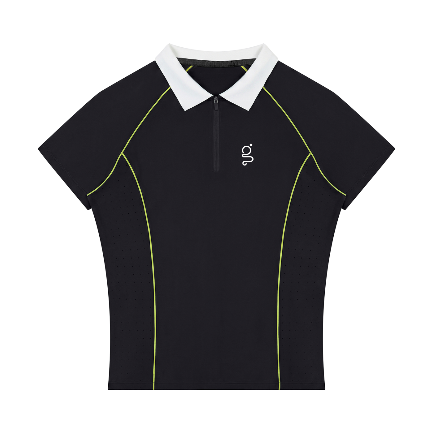 Slim Fit Quarter-Zip Polo Shirt
