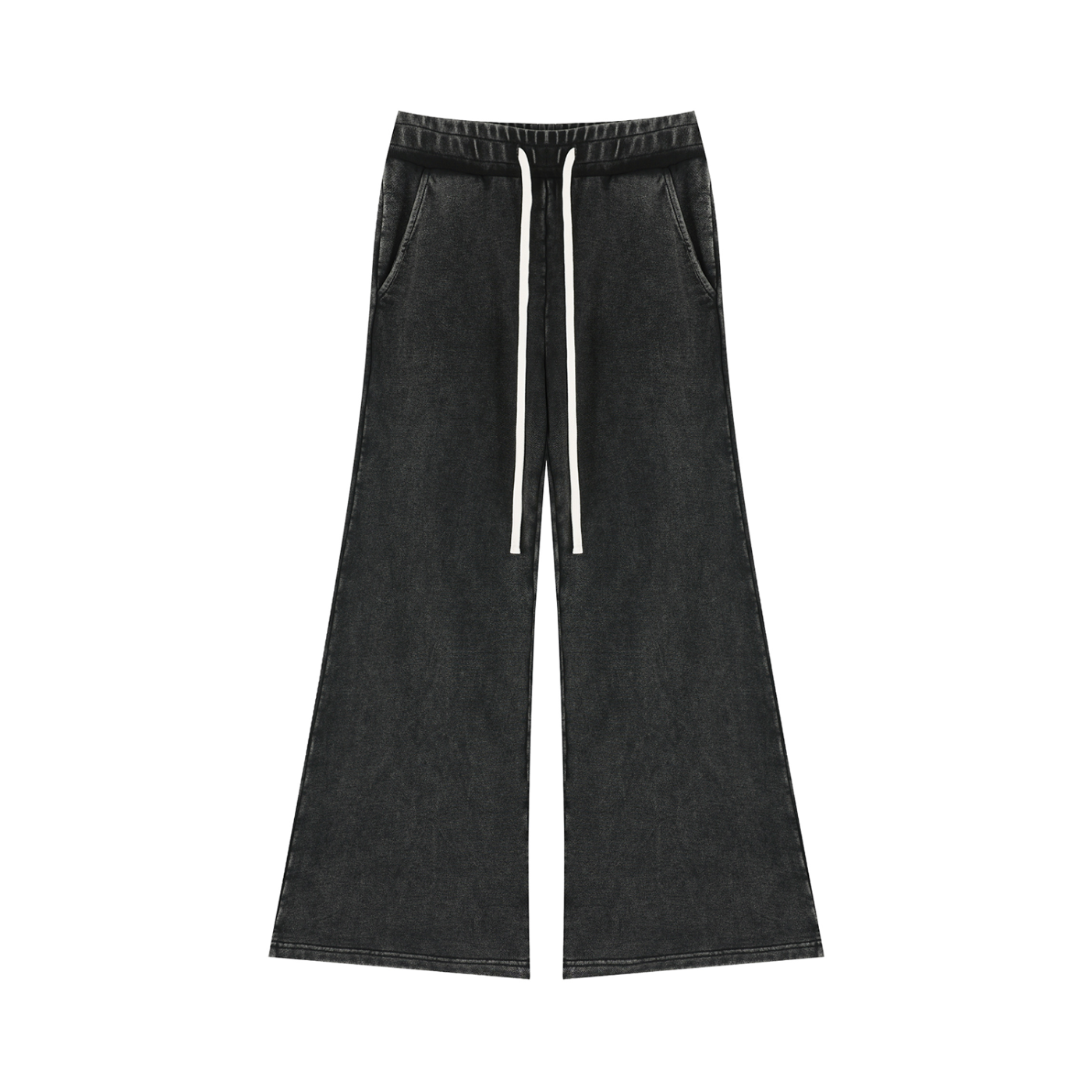 Mineral Wash Flared Leg Sweatpants