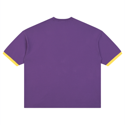 Color Block Drop Shoulder T-Shirt