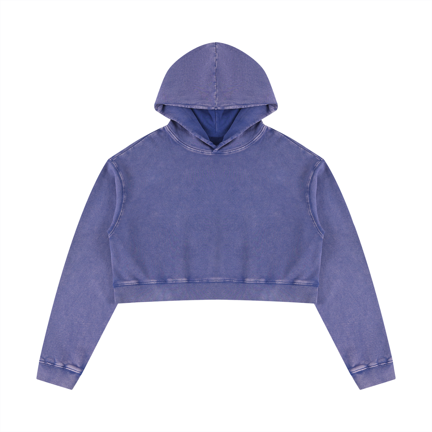 Mineral Washed Crop Hoodie