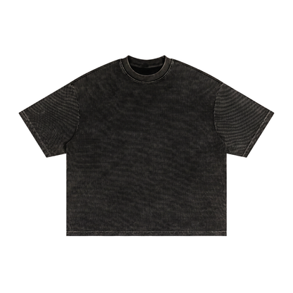 Textured Waffle Washed Boxy T-Shirt