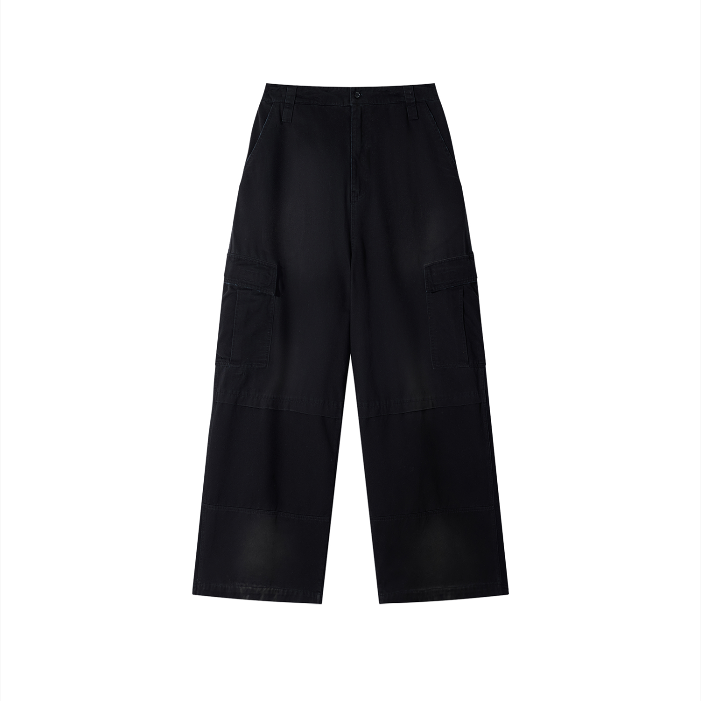 Sunfade Washed Wide Leg Cargo Pants