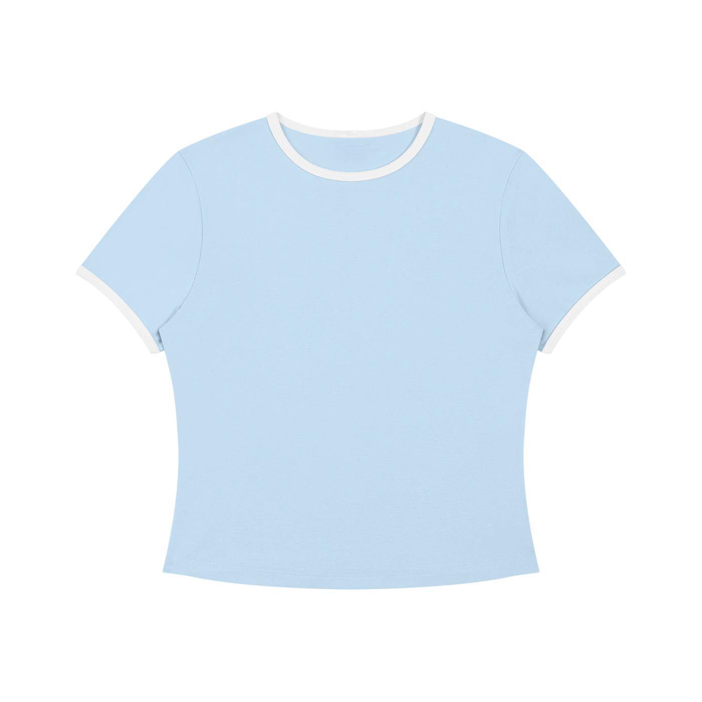 Color Block Crop T-Shirt