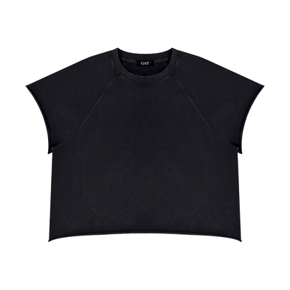 Vintage Wash Raw Edge T-Shirt