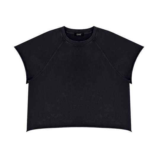 Vintage Wash Raw Edge T-Shirt