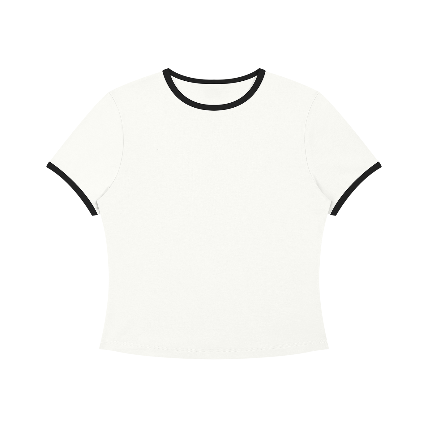 Color Block Crop T-Shirt