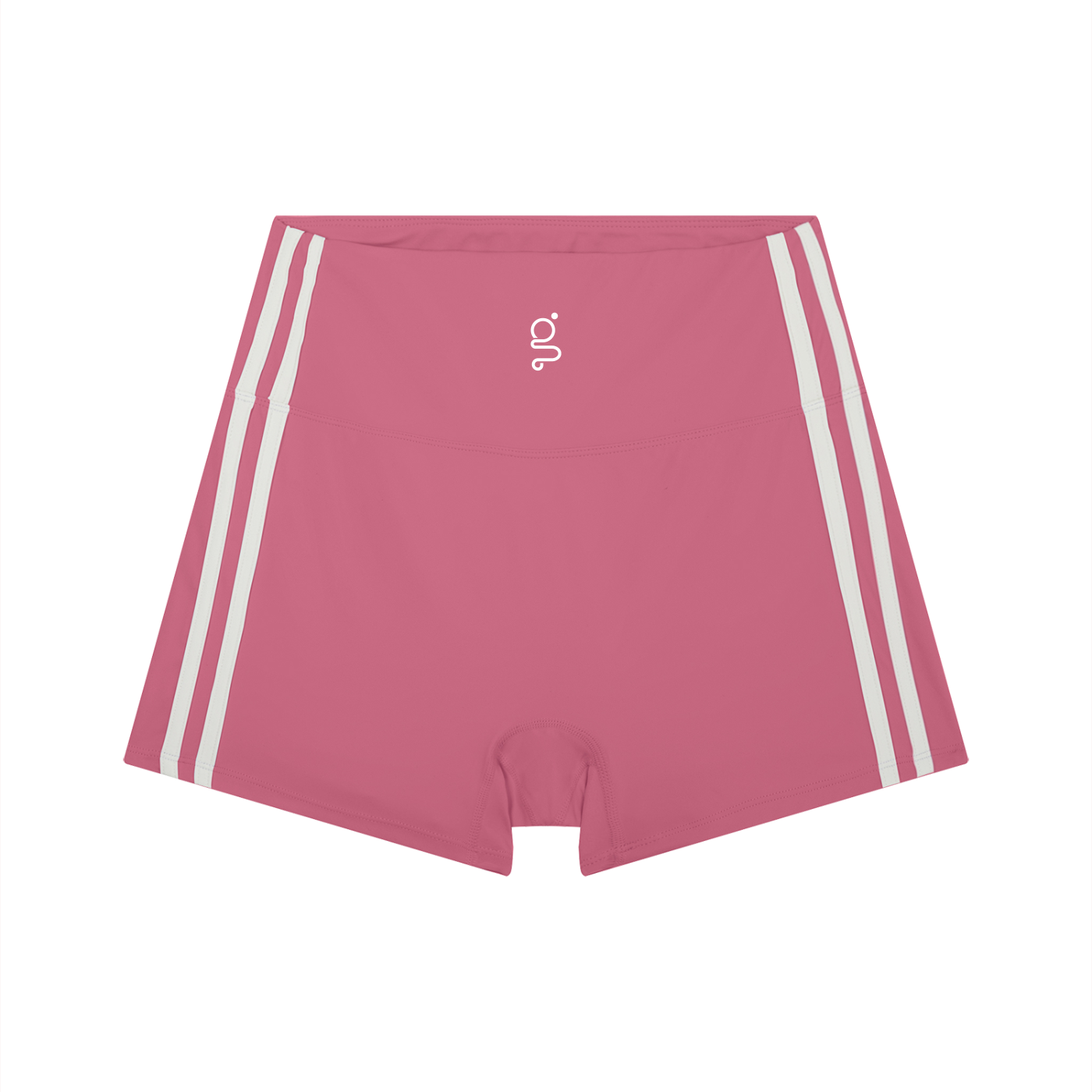 High-Waist Color Block Yoga Shorts