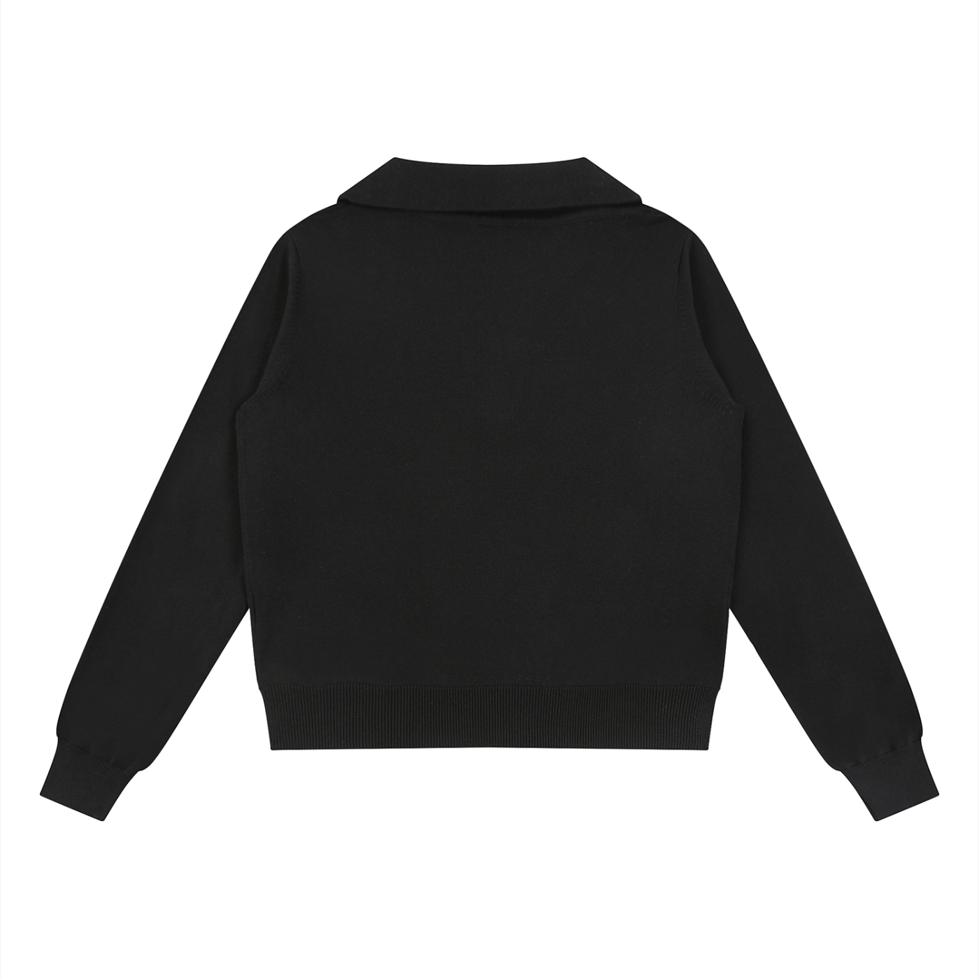 Collared Pullover Knit Sweater