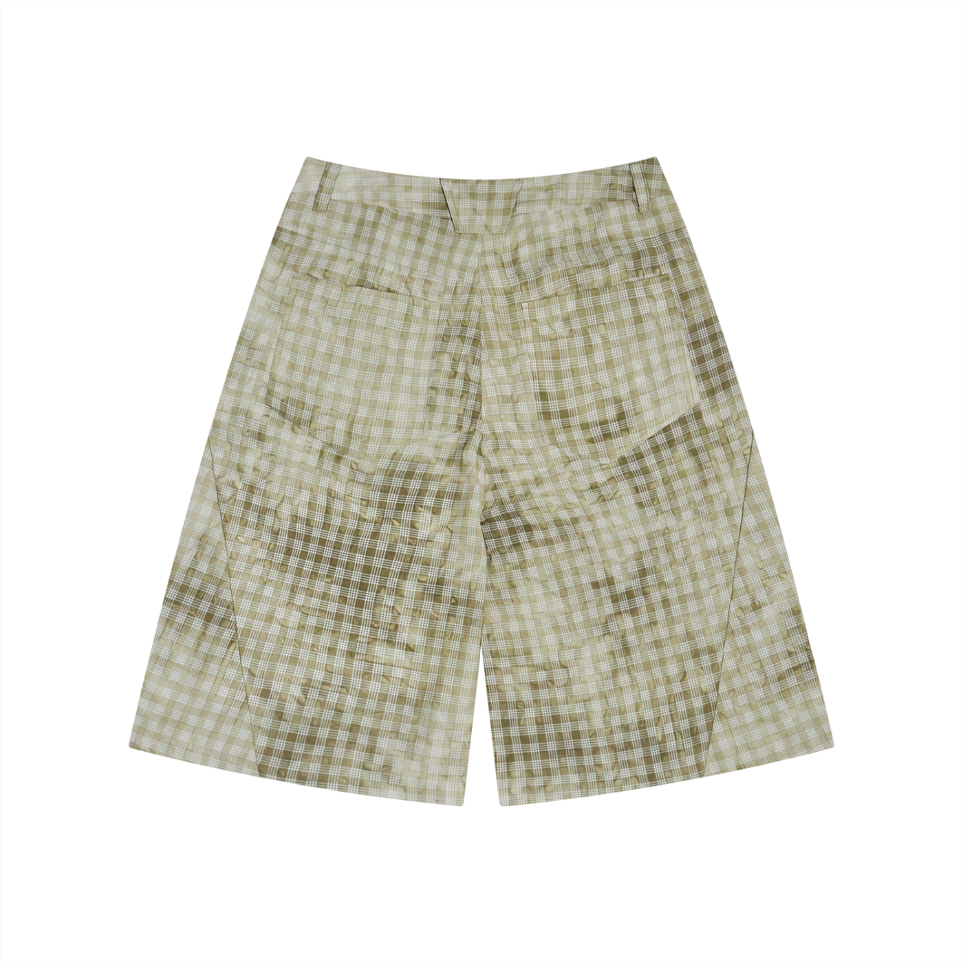 Vintage Wash Plaid Shorts