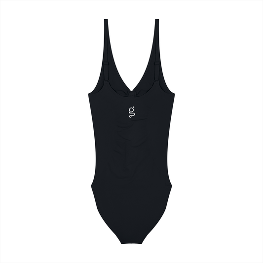 Full-Zip Ruched Bodysuit
