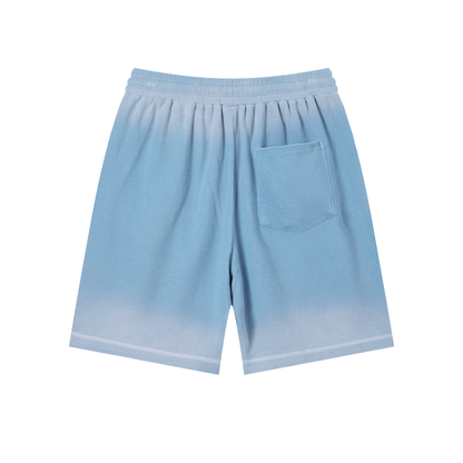 Sunfade Waffle Raw Hem Shorts