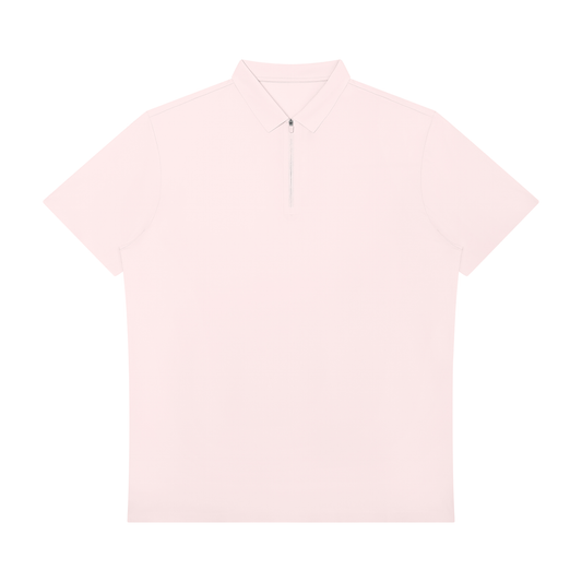 Quarter-Zip Performance Polo Shirt