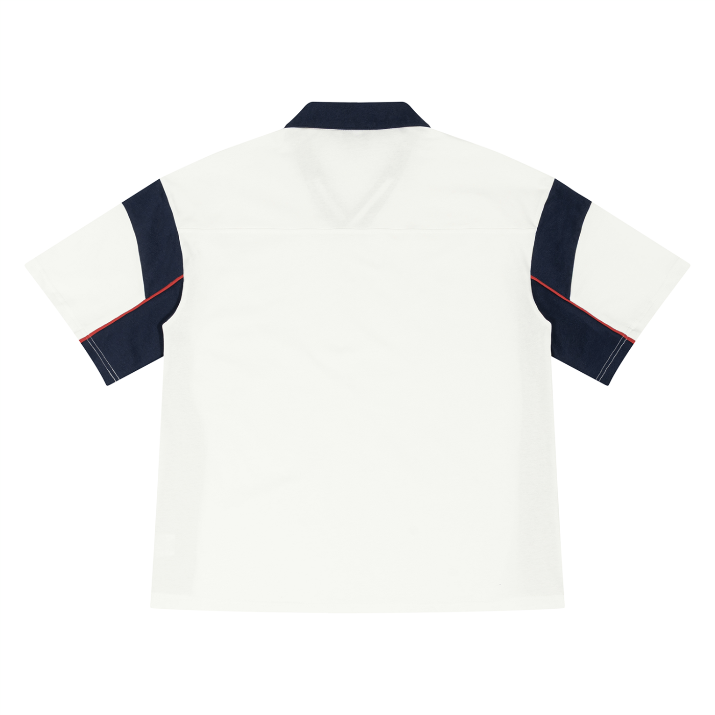 Boxy Color Block Polo Shirt