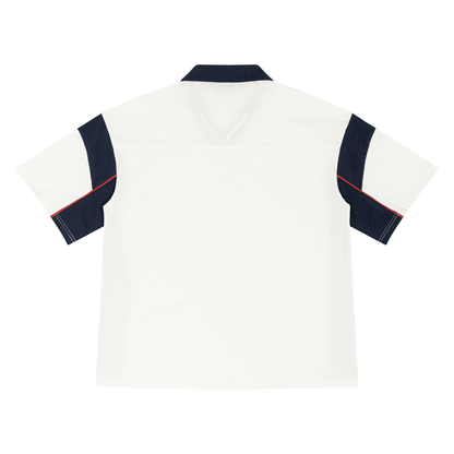 Boxy Color Block Polo Shirt