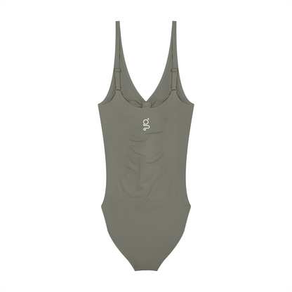 Full-Zip Ruched Bodysuit