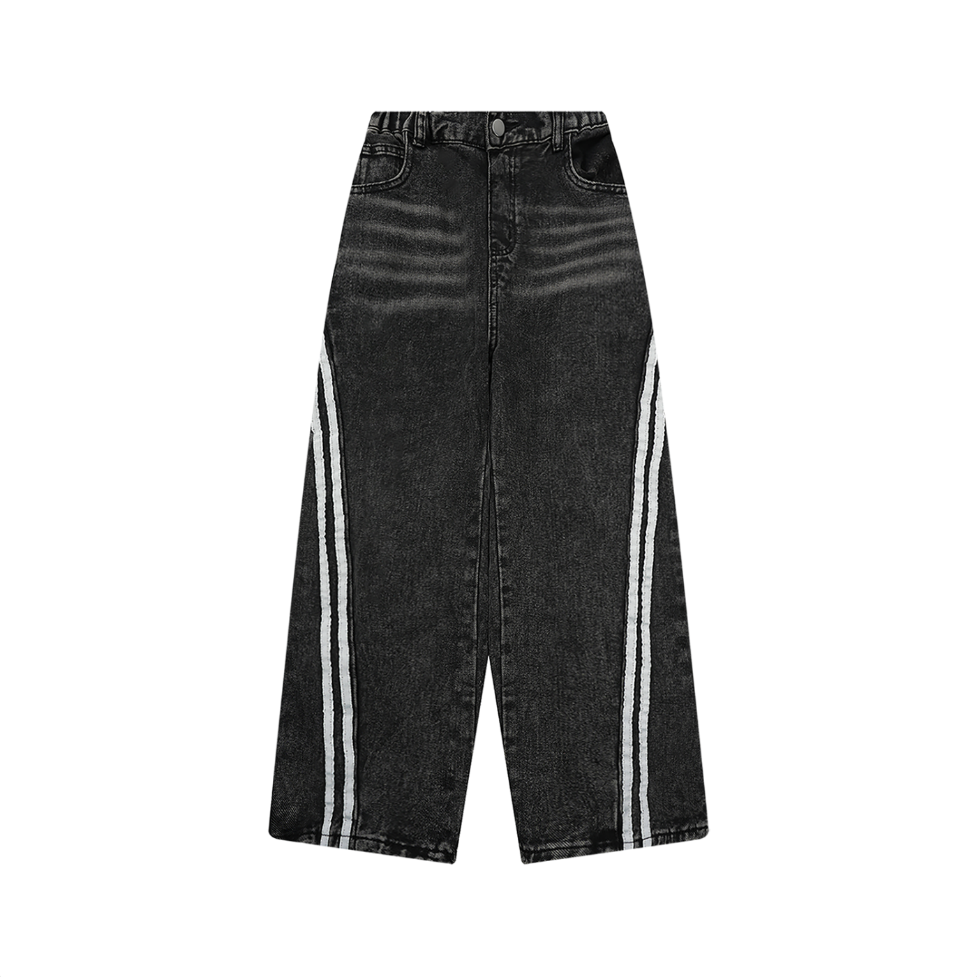 Kid's Vintage Wash Side Stripe Jeans