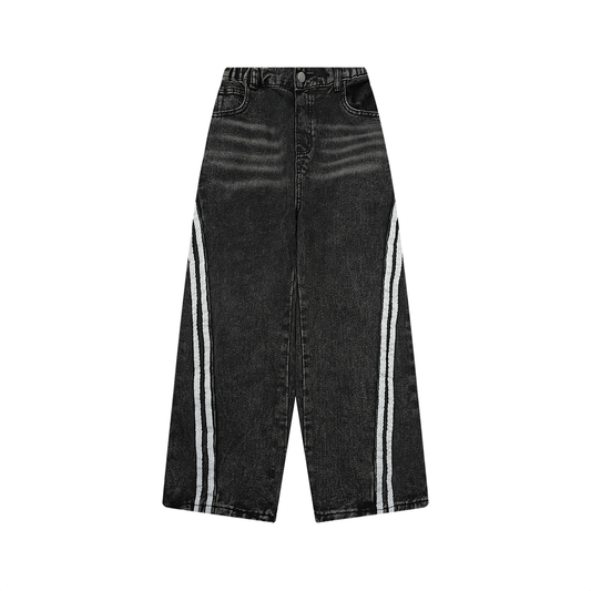 Kid's Vintage Wash Side Stripe Jeans