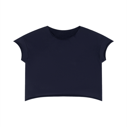 Heavyweight Boxy Raw Edge T-Shirt