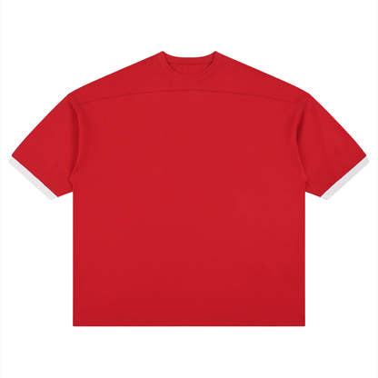 Color Block Drop Shoulder T-Shirt