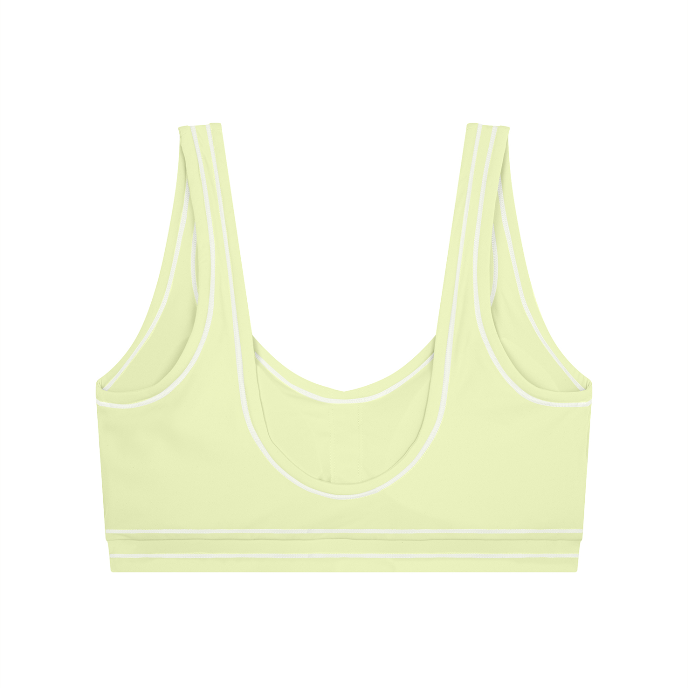 Topstitching Yoga Sports Bra