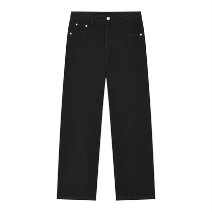 Vintage Wash Straight Leg Jeans