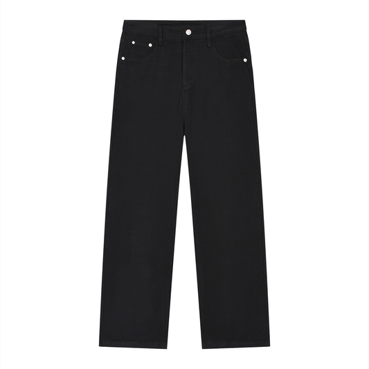 Vintage Wash Straight Leg Jeans