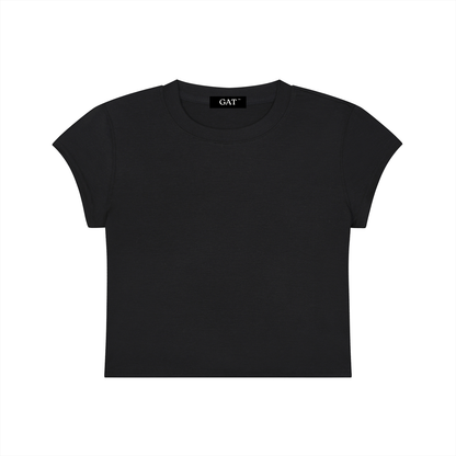 Slim-Fit Cropped T-Shirt