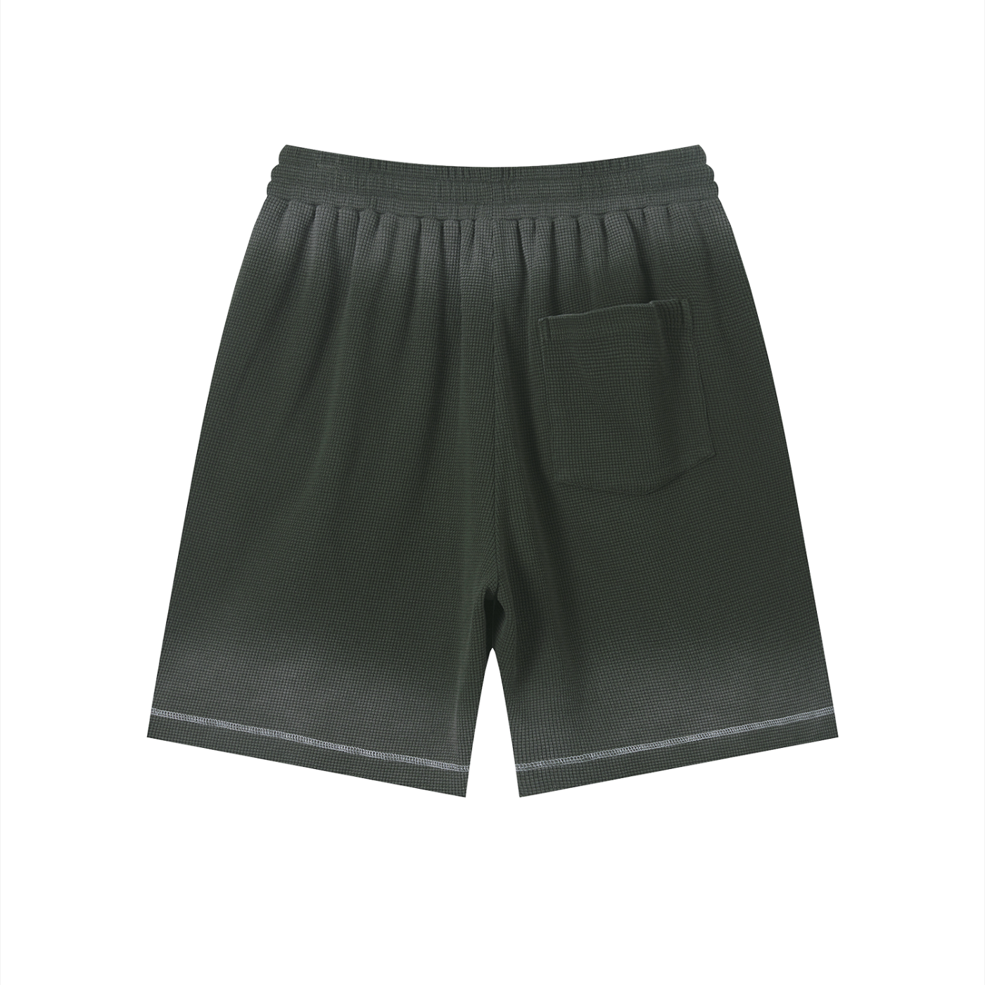Sunfade Waffle Raw Hem Shorts