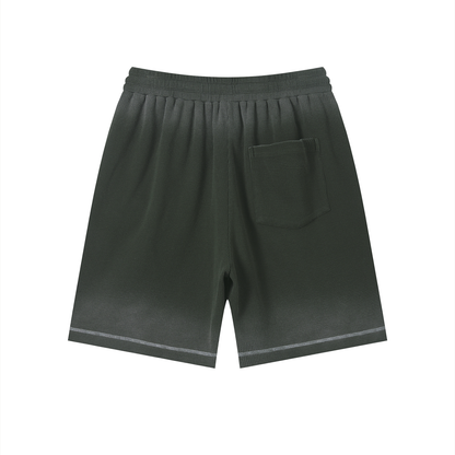 Sunfade Waffle Raw Hem Shorts